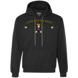 Sweatshirts Black / S I Love You This Much Premium Fleece Hoodie