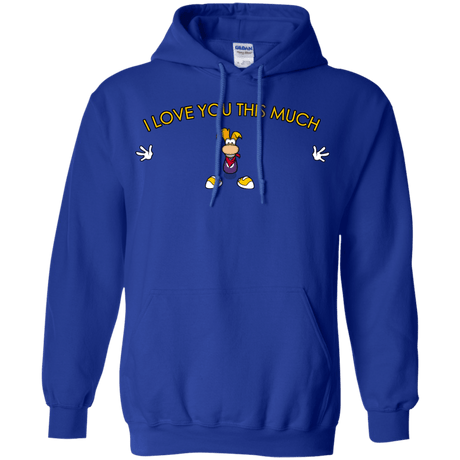Sweatshirts Royal / S I Love You This Much Pullover Hoodie