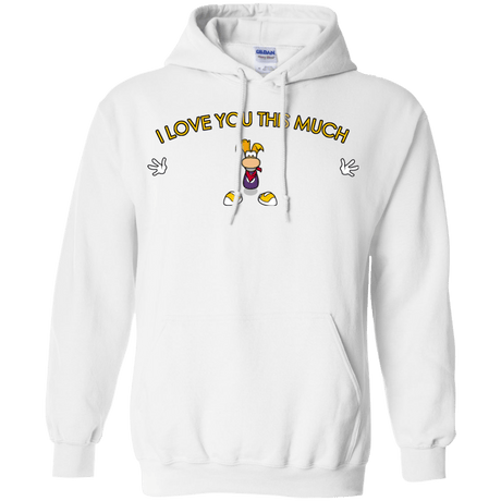 Sweatshirts White / S I Love You This Much Pullover Hoodie