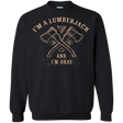 Sweatshirts Black / S I'm a Lumberjack Crewneck Sweatshirt