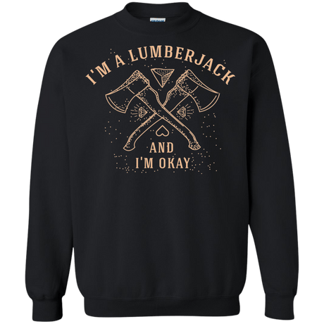 Sweatshirts Black / S I'm a Lumberjack Crewneck Sweatshirt