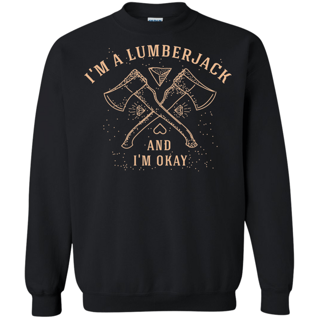 Sweatshirts Black / S I'm a Lumberjack Crewneck Sweatshirt