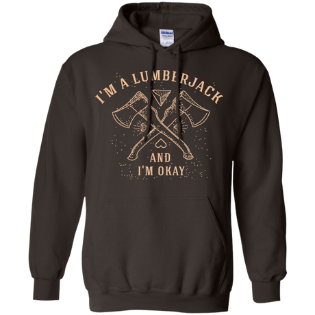 Sweatshirts Dark Chocolate / S I'm a Lumberjack Pullover Hoodie