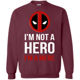 Sweatshirts Maroon / Small I'm a merc Crewneck Sweatshirt