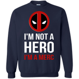 Sweatshirts Navy / Small I'm a merc Crewneck Sweatshirt