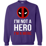 Sweatshirts Purple / Small I'm a merc Crewneck Sweatshirt