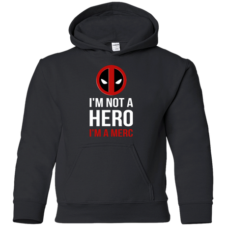 Sweatshirts Black / YS I'm a merc Youth Hoodie