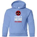Sweatshirts Carolina Blue / YS I'm a merc Youth Hoodie