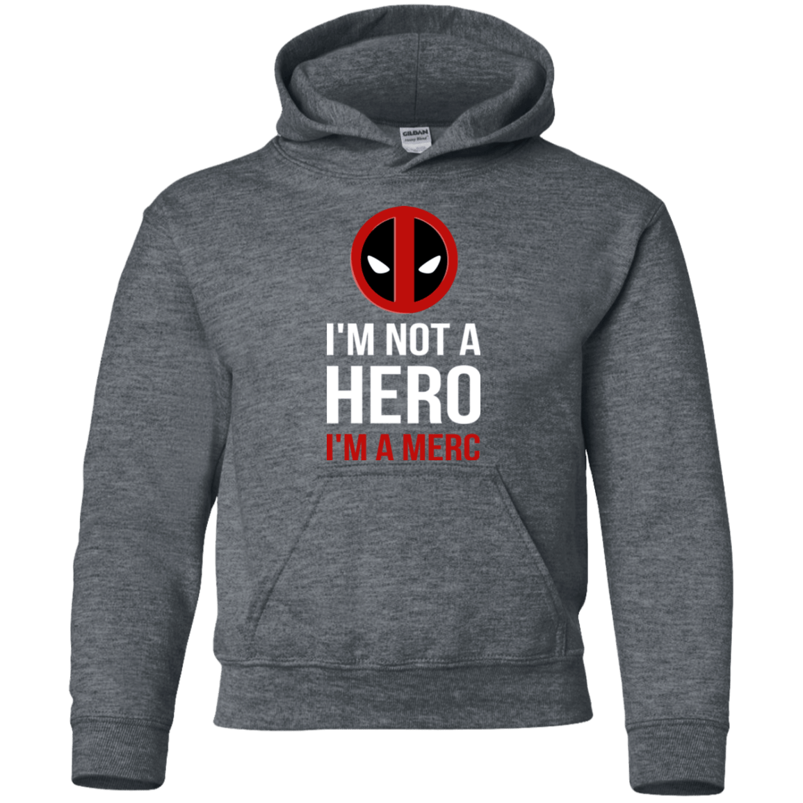 Sweatshirts Dark Heather / YS I'm a merc Youth Hoodie