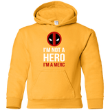 Sweatshirts Gold / YS I'm a merc Youth Hoodie