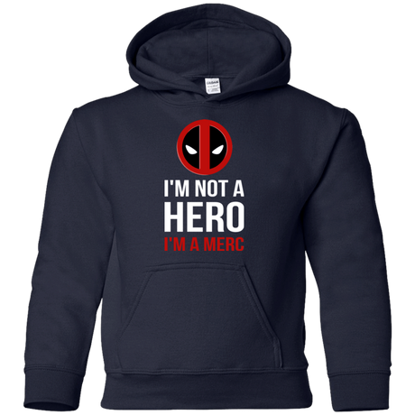 Sweatshirts Navy / YS I'm a merc Youth Hoodie