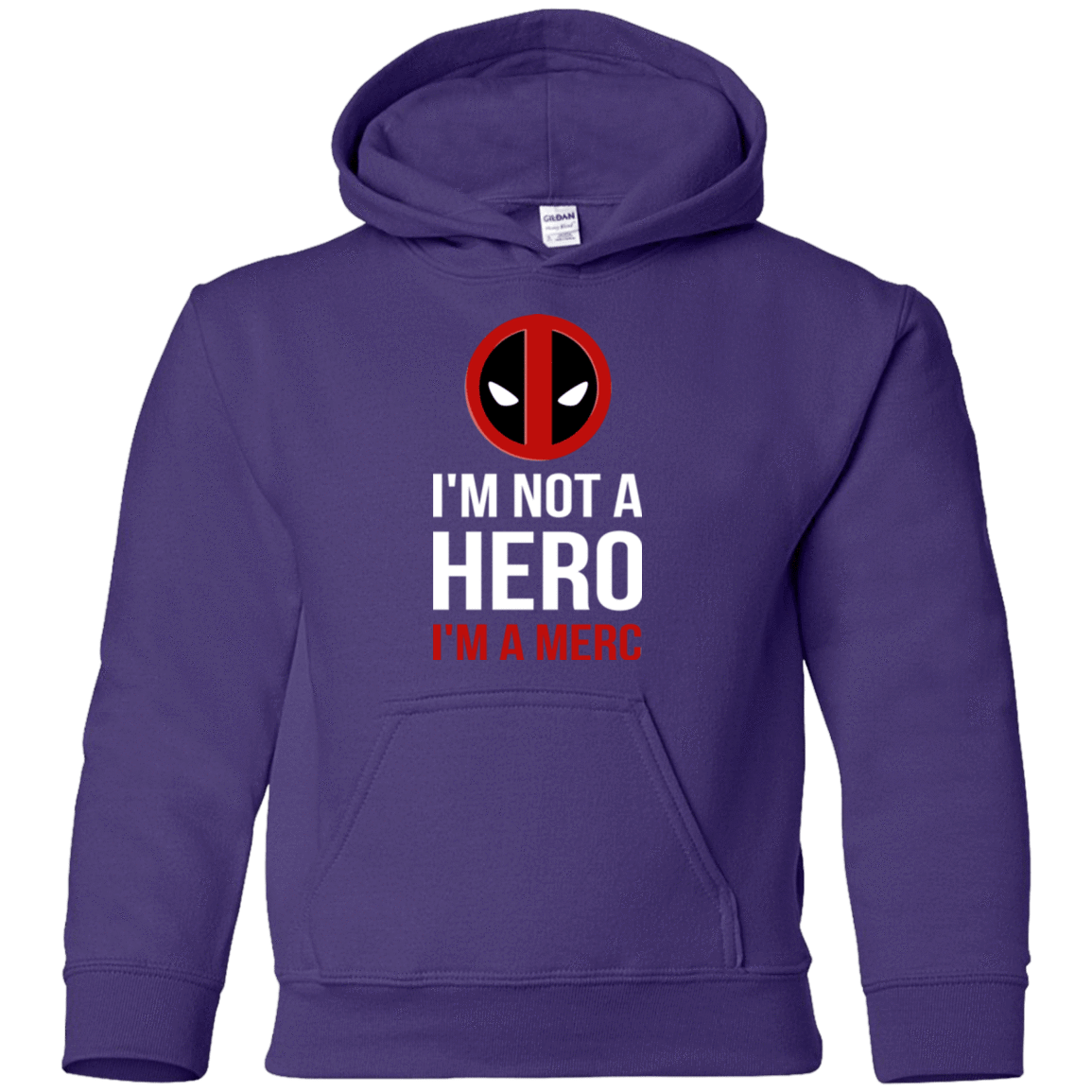 Sweatshirts Purple / YS I'm a merc Youth Hoodie