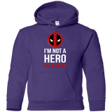 Sweatshirts Purple / YS I'm a merc Youth Hoodie