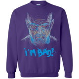 Sweatshirts Purple / S I'm Bad! Crewneck Sweatshirt