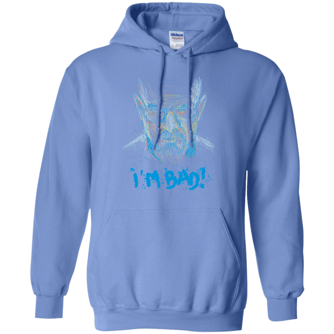 Sweatshirts Carolina Blue / S I'm Bad! Pullover Hoodie