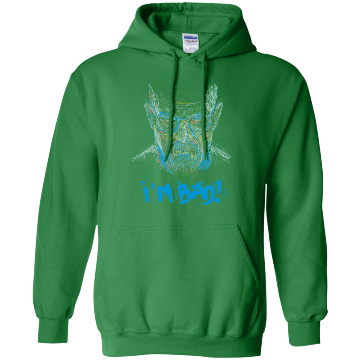 Sweatshirts Irish Green / S I'm Bad! Pullover Hoodie