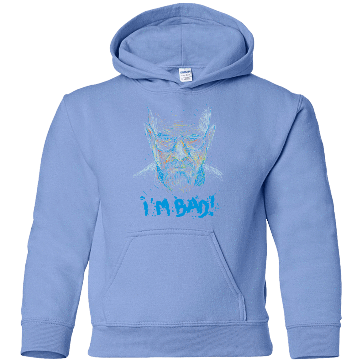 Sweatshirts Carolina Blue / YS I'm Bad! Youth Hoodie