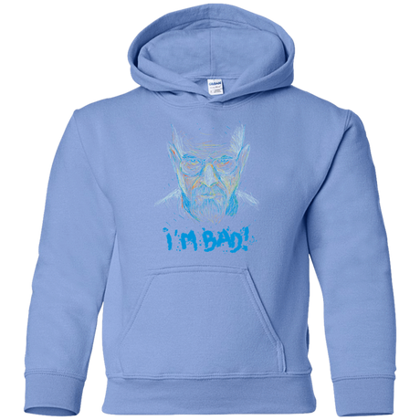 Sweatshirts Carolina Blue / YS I'm Bad! Youth Hoodie