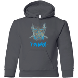 Sweatshirts Charcoal / YS I'm Bad! Youth Hoodie