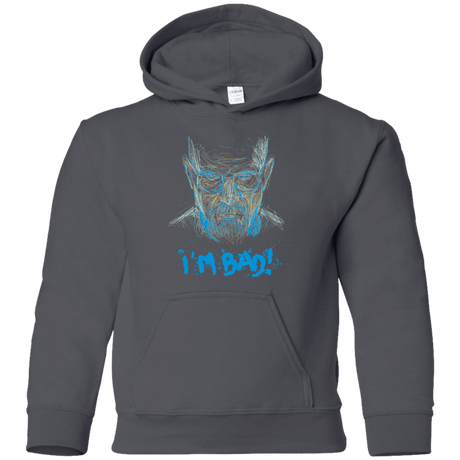 Sweatshirts Charcoal / YS I'm Bad! Youth Hoodie