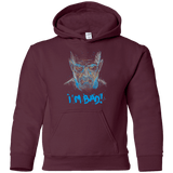 Sweatshirts Maroon / YS I'm Bad! Youth Hoodie