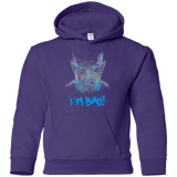 Sweatshirts Purple / YS I'm Bad! Youth Hoodie