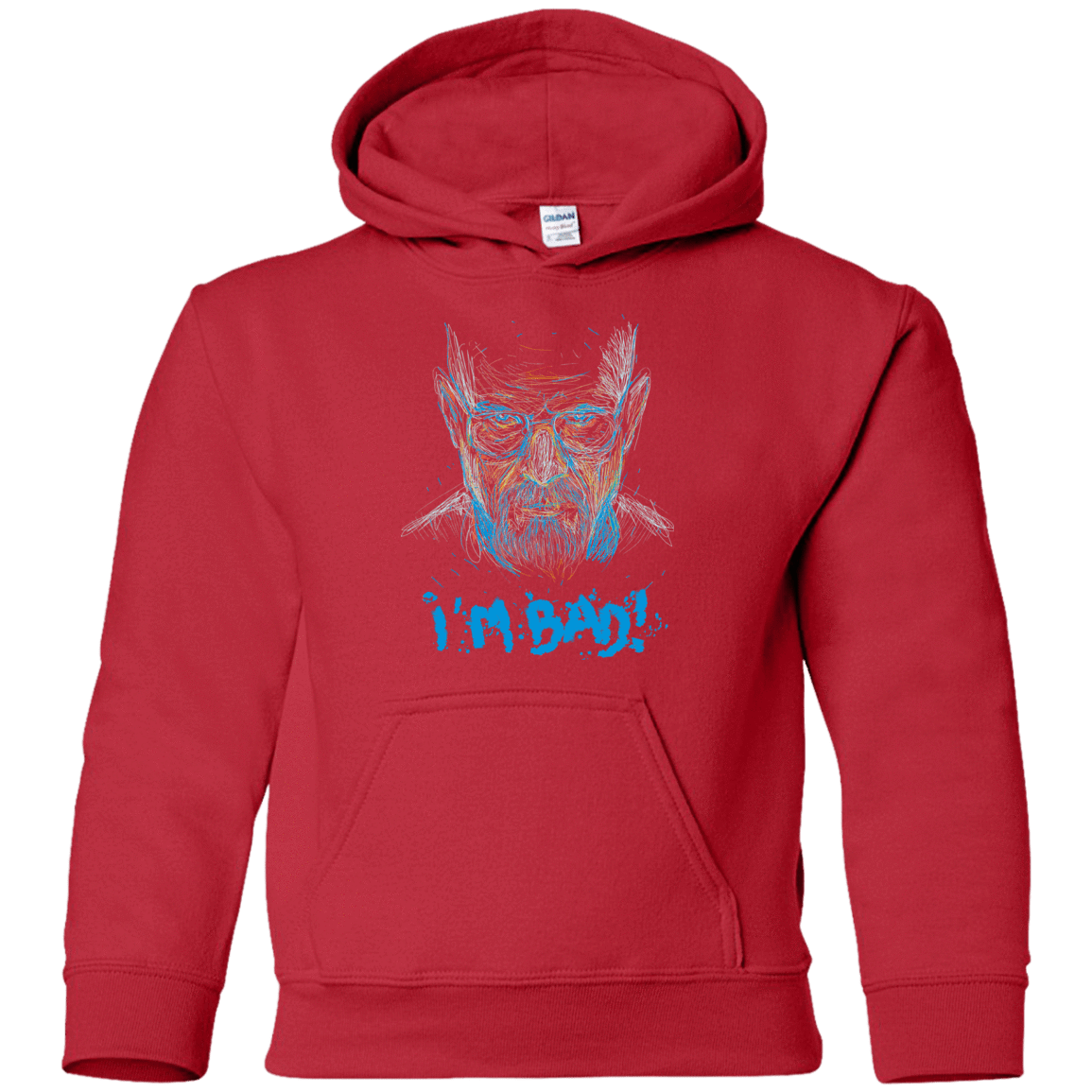 Sweatshirts Red / YS I'm Bad! Youth Hoodie