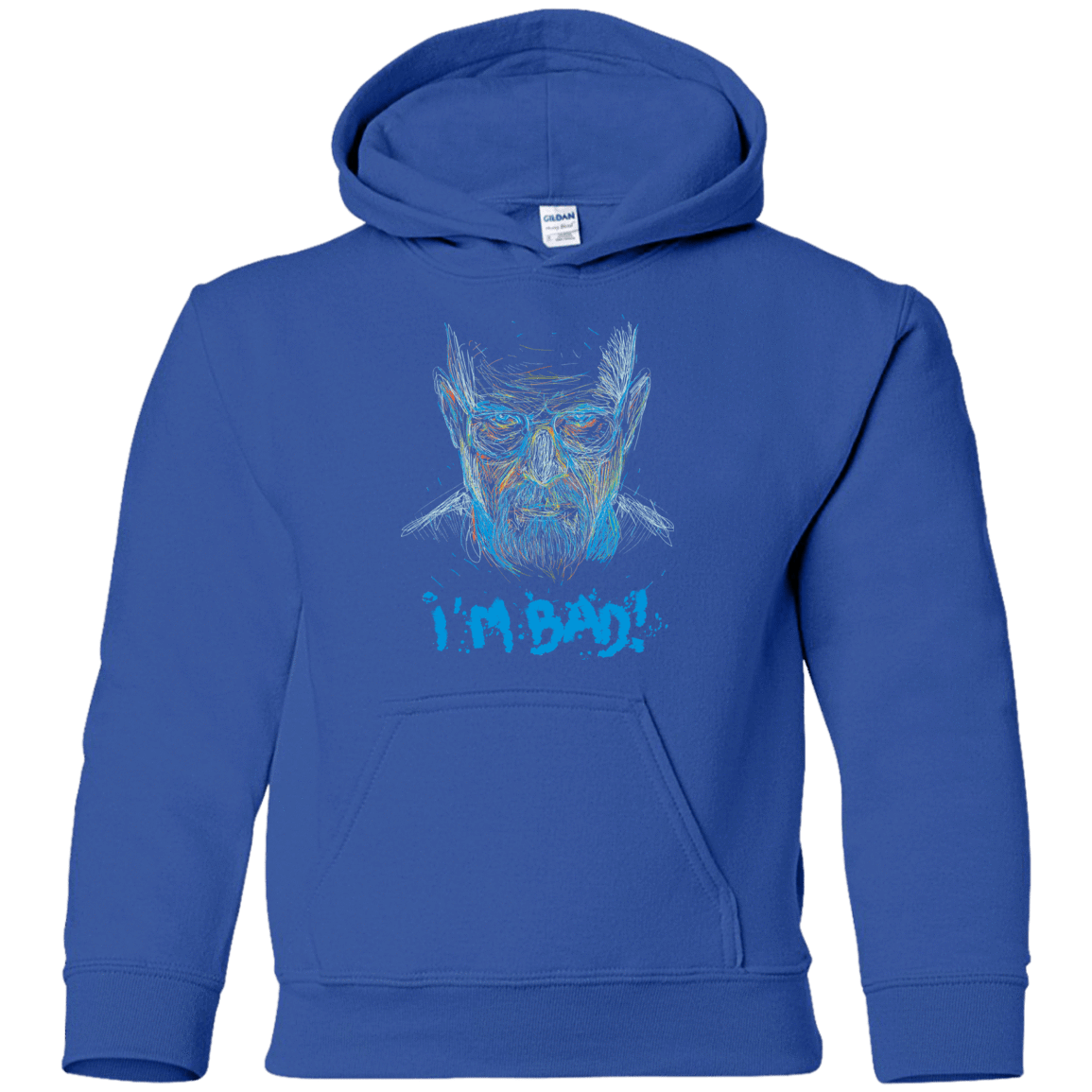 Sweatshirts Royal / YS I'm Bad! Youth Hoodie