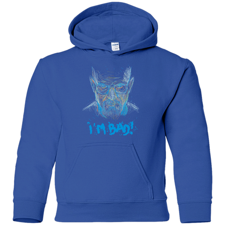 Sweatshirts Royal / YS I'm Bad! Youth Hoodie