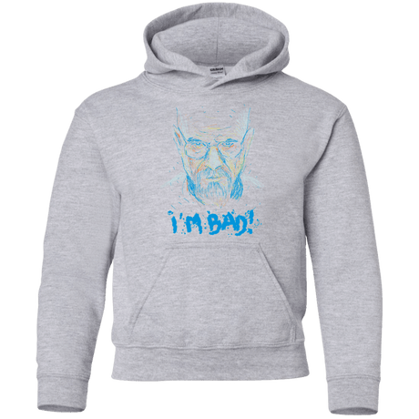 Sweatshirts Sport Grey / YS I'm Bad! Youth Hoodie
