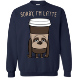 Sweatshirts Navy / S I'm Latte Crewneck Sweatshirt