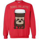 Sweatshirts Red / S I'm Latte Crewneck Sweatshirt
