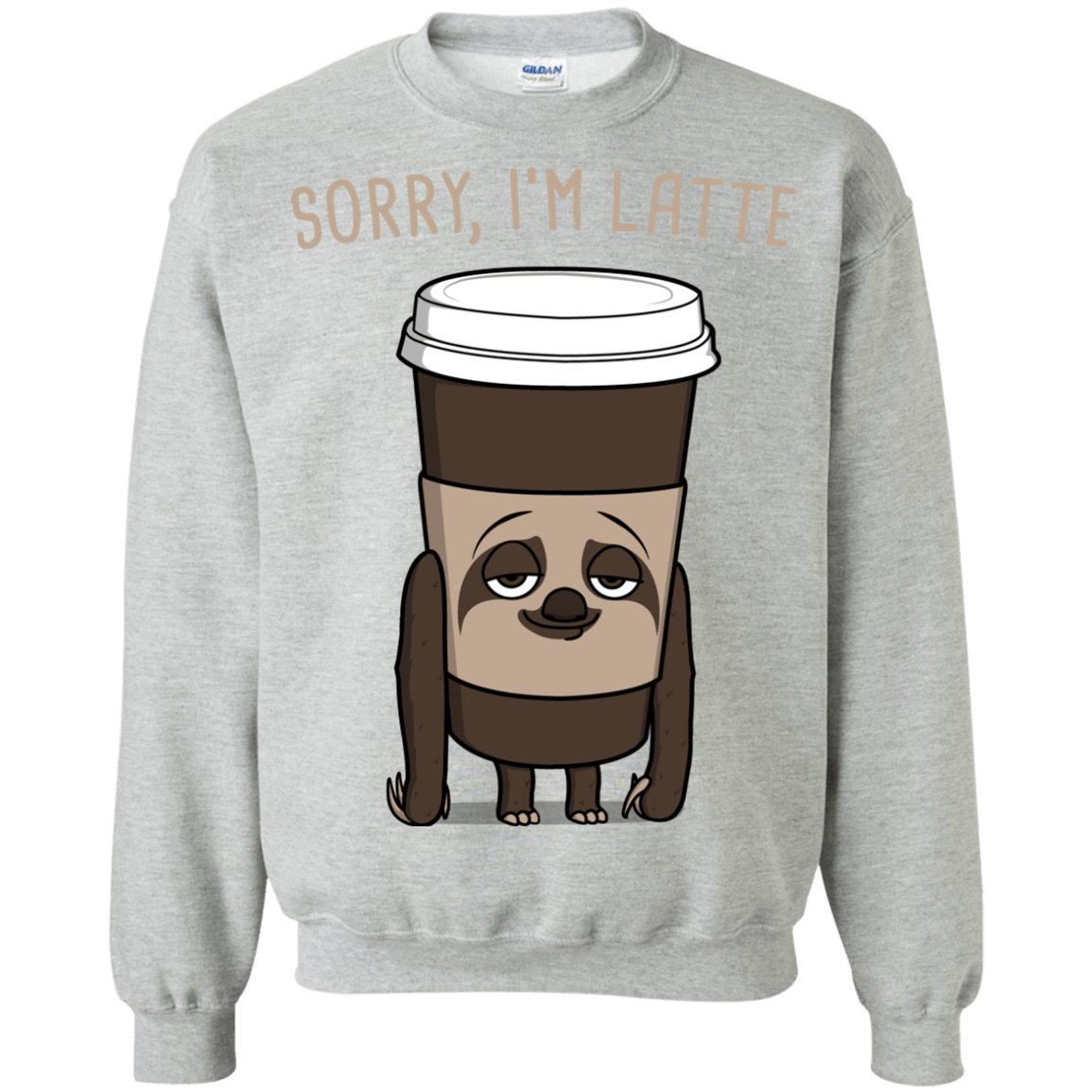 Sweatshirts Sport Grey / S I'm Latte Crewneck Sweatshirt