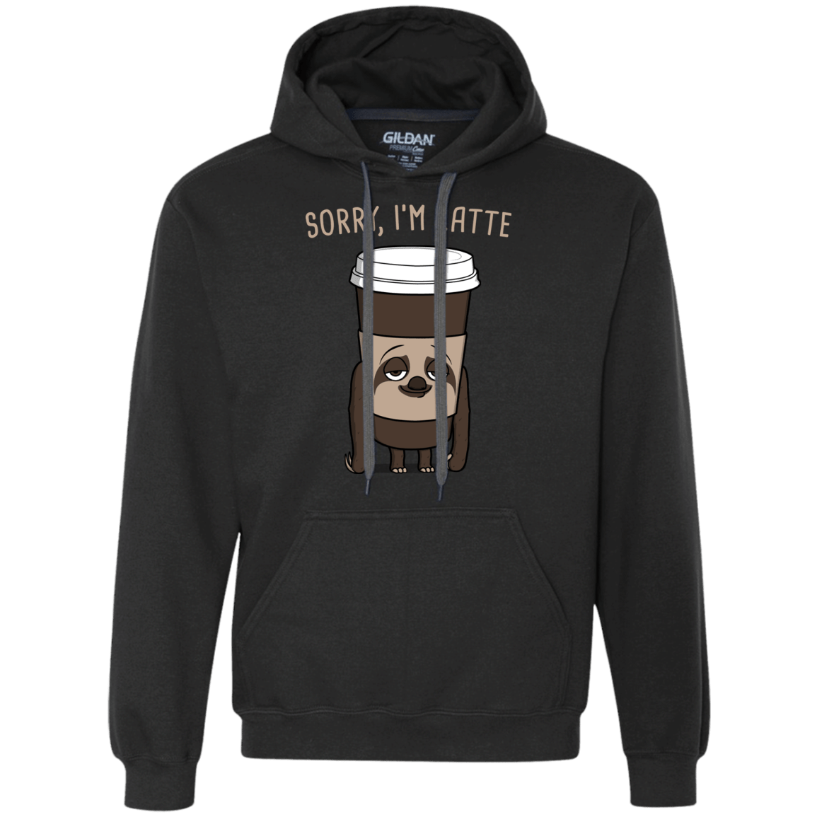 Sweatshirts Black / S I'm Latte Premium Fleece Hoodie
