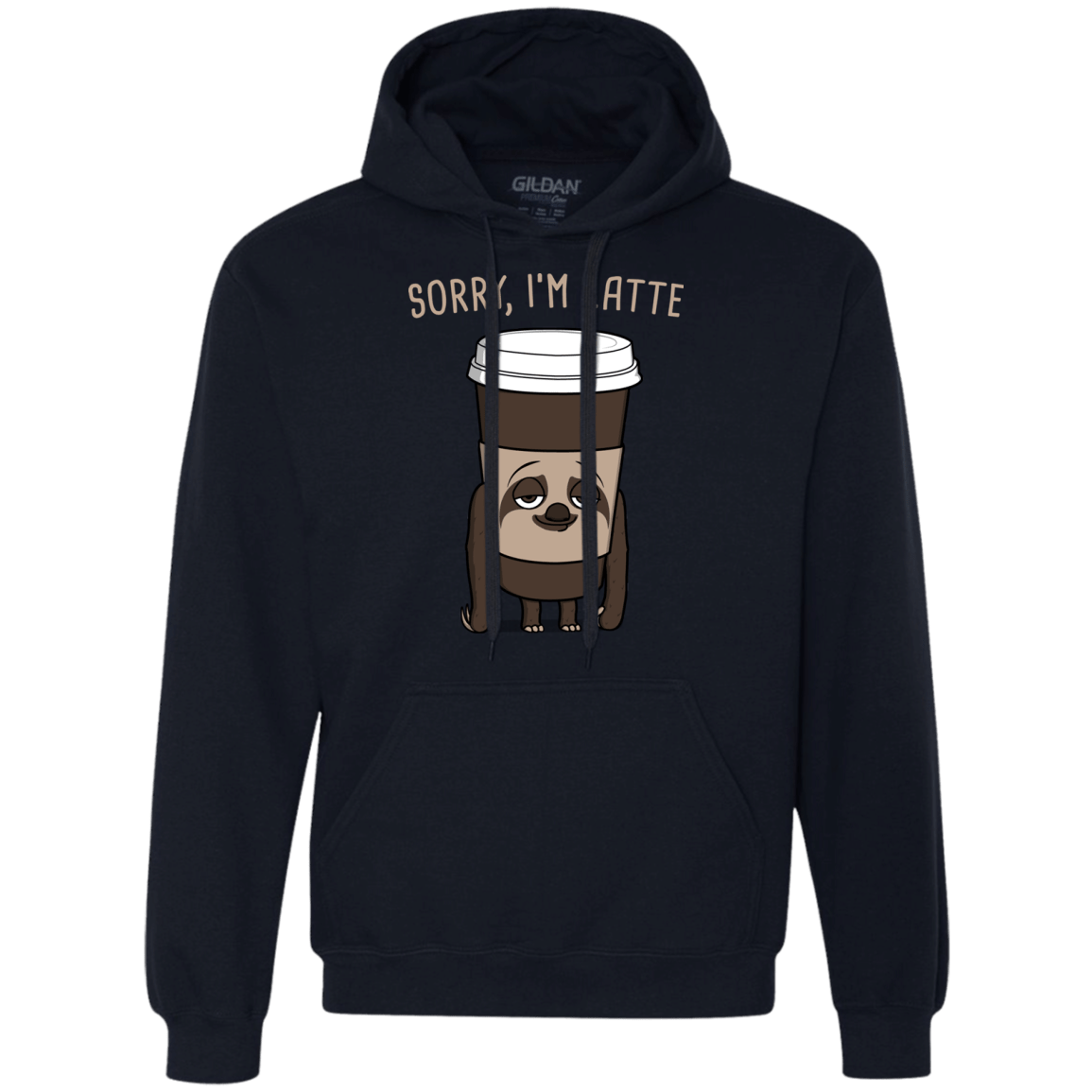Sweatshirts Navy / S I'm Latte Premium Fleece Hoodie