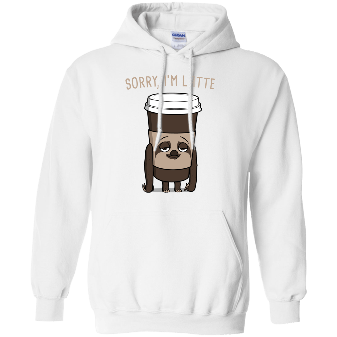 Sweatshirts White / S I'm Latte Pullover Hoodie
