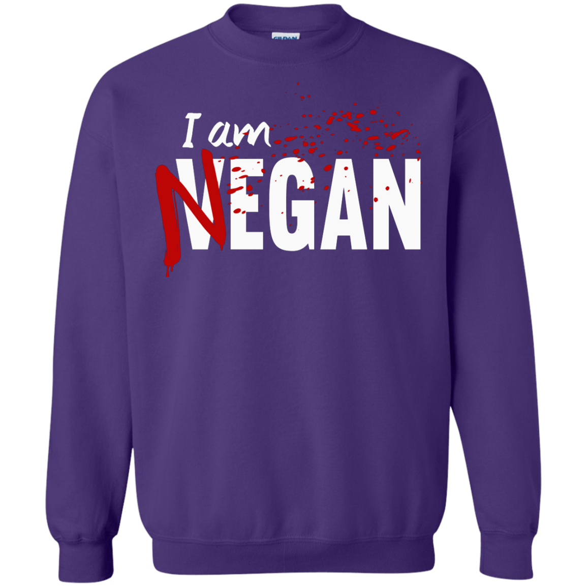 Sweatshirts Purple / Small I'm Negan Crewneck Sweatshirt