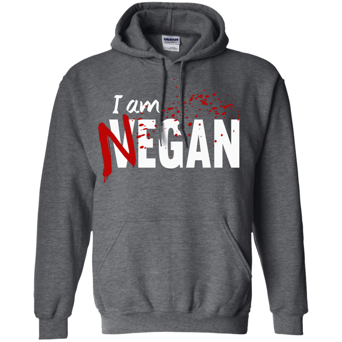 Sweatshirts Dark Heather / Small I'm Negan Pullover Hoodie