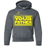 Sweatshirts Dark Heather / YS I M Your Father Youth Hoodie
