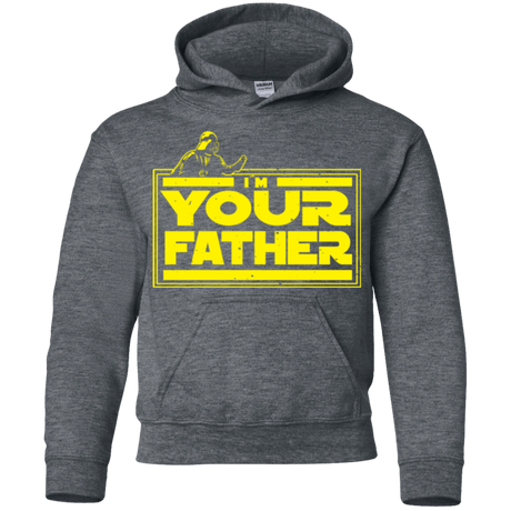 Sweatshirts Dark Heather / YS I M Your Father Youth Hoodie