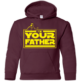 Sweatshirts Maroon / YS I M Your Father Youth Hoodie