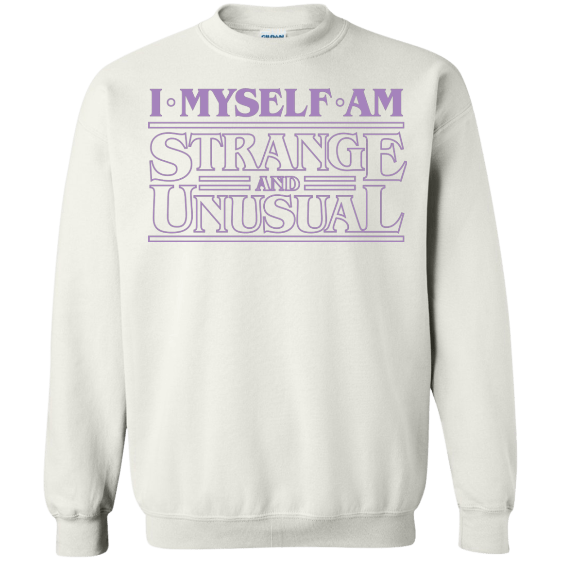 Sweatshirts White / Small I Myself Am Strange And Unusual Crewneck Sweatshirt