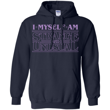 Sweatshirts Navy / Small I Myself Am Strange And Unusual Pullover Hoodie