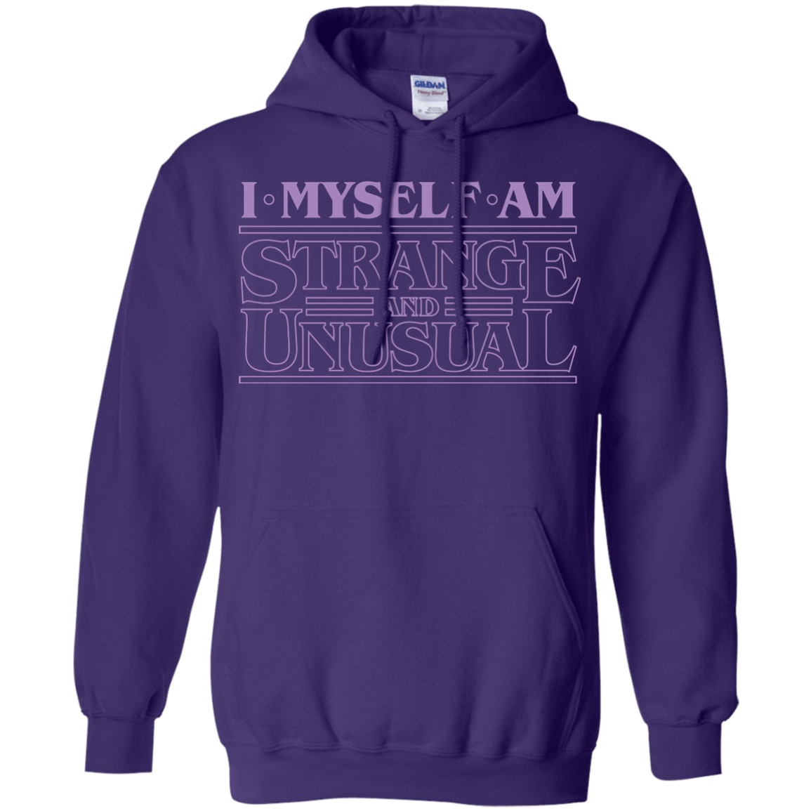 Sweatshirts Purple / Small I Myself Am Strange And Unusual Pullover Hoodie