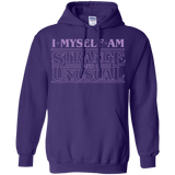 Sweatshirts Purple / Small I Myself Am Strange And Unusual Pullover Hoodie