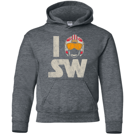 Sweatshirts Dark Heather / YS I Pilot SW Youth Hoodie