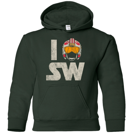 Sweatshirts Forest Green / YS I Pilot SW Youth Hoodie