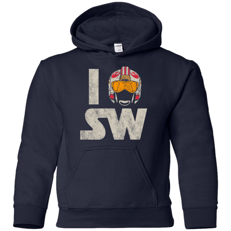 Sweatshirts Navy / YS I Pilot SW Youth Hoodie