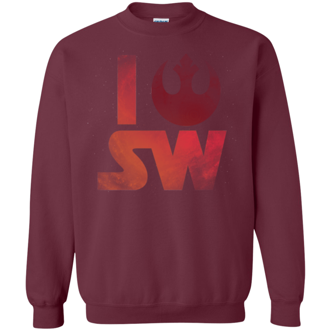 Sweatshirts Maroon / Small I Rebel SW Crewneck Sweatshirt