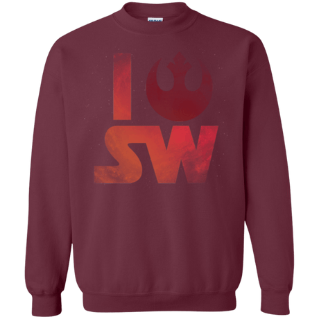 Sweatshirts Maroon / Small I Rebel SW Crewneck Sweatshirt